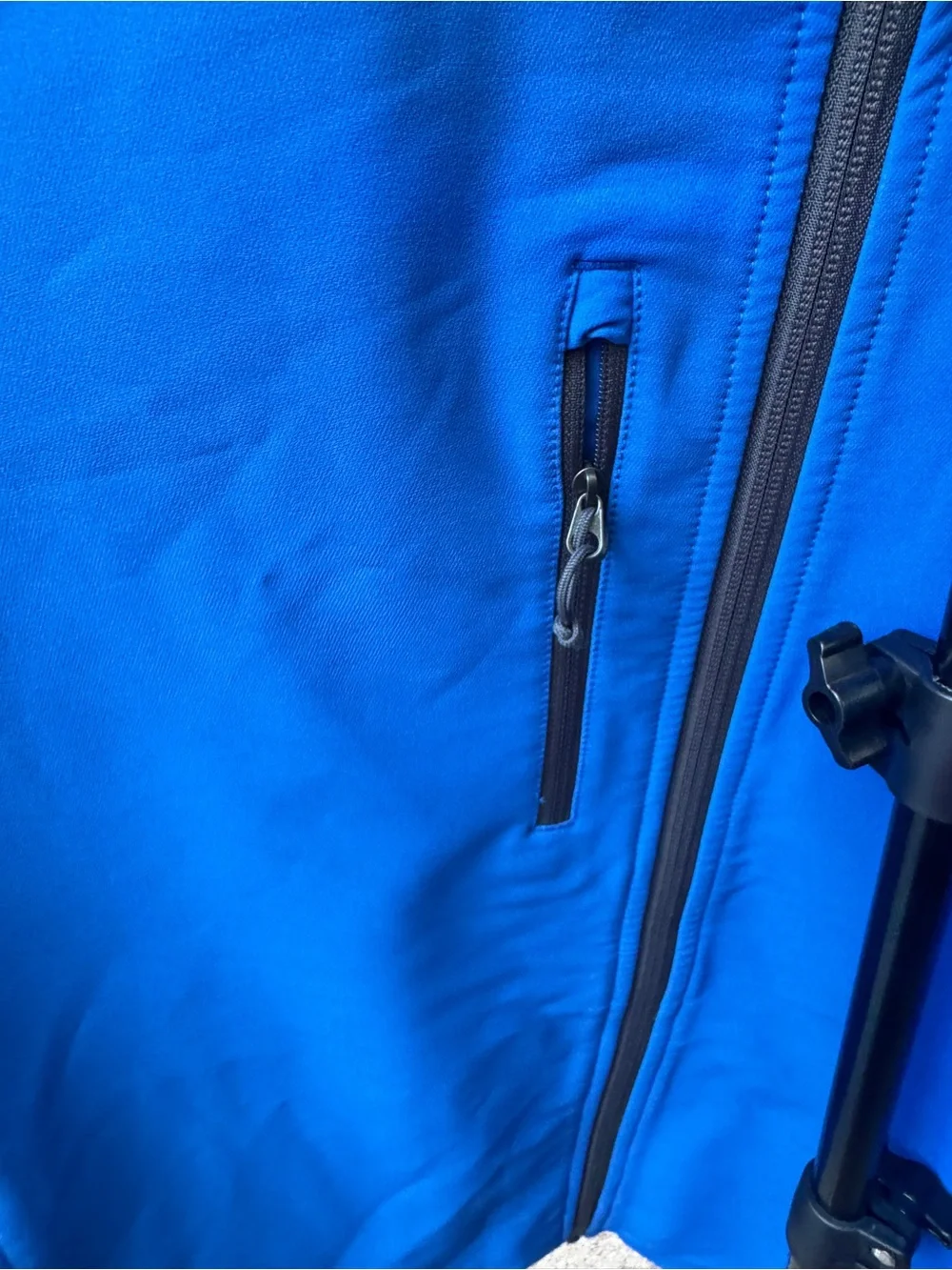 NWT The North Face Men’s Royal Blue and Dark Gray Full-Zip Performance Jacket